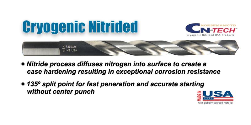 CN-TECH™ Cryogenic Nitride 135° Split Point Type 190-CN